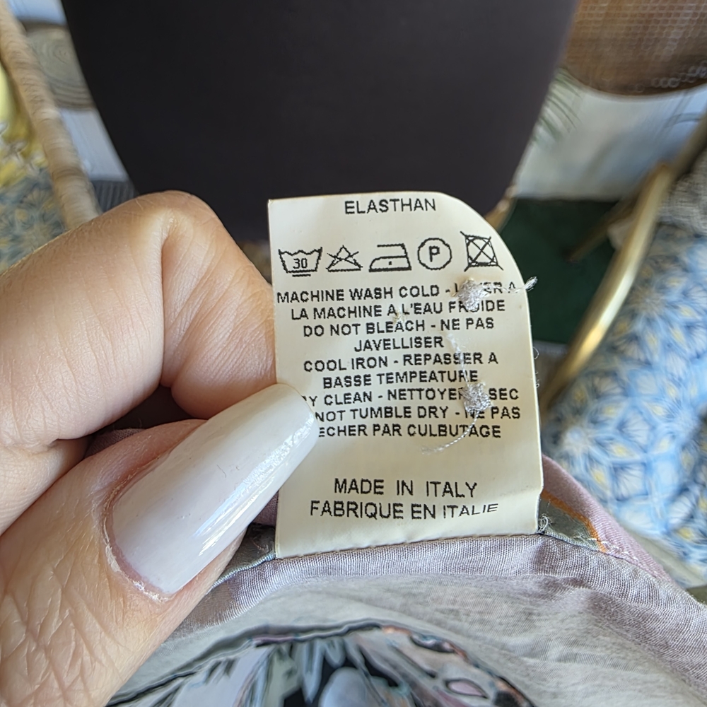 Etro Luxury Boho 44 Multicolor Patchwork Button D… - image 15